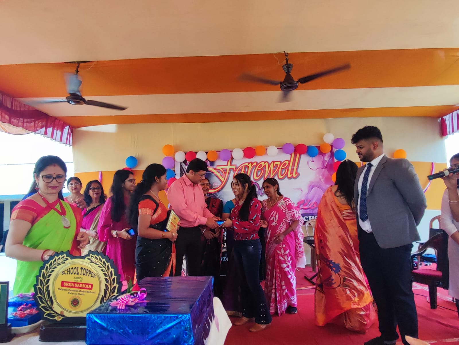 Felicitation of School toppers of KCMS